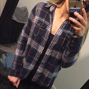 A&F multicolored plaid shirt